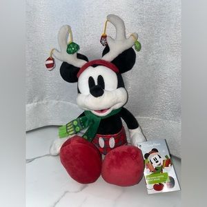 Disney Parks Mickey Mouse Christmas Holiday Plush
